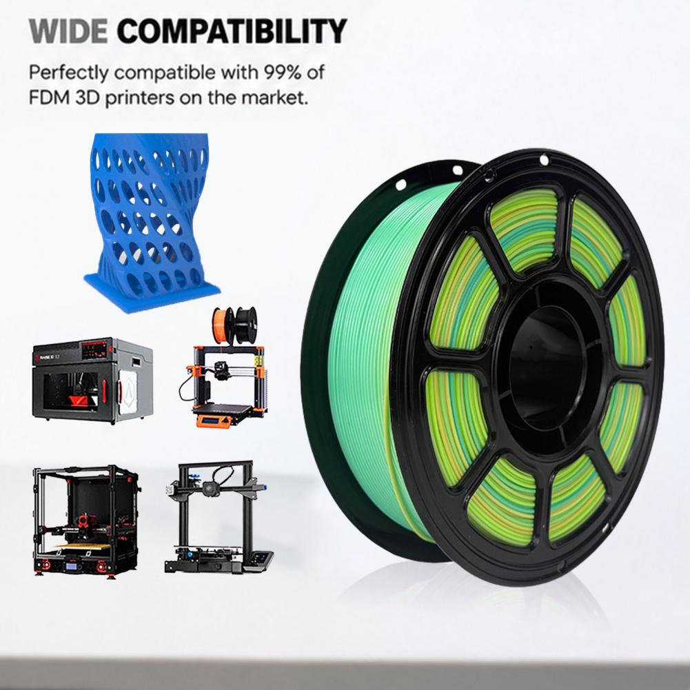3D Printing Filament - 1.75mm Pla Filament Gökkuşağı Gradyanlı Pla