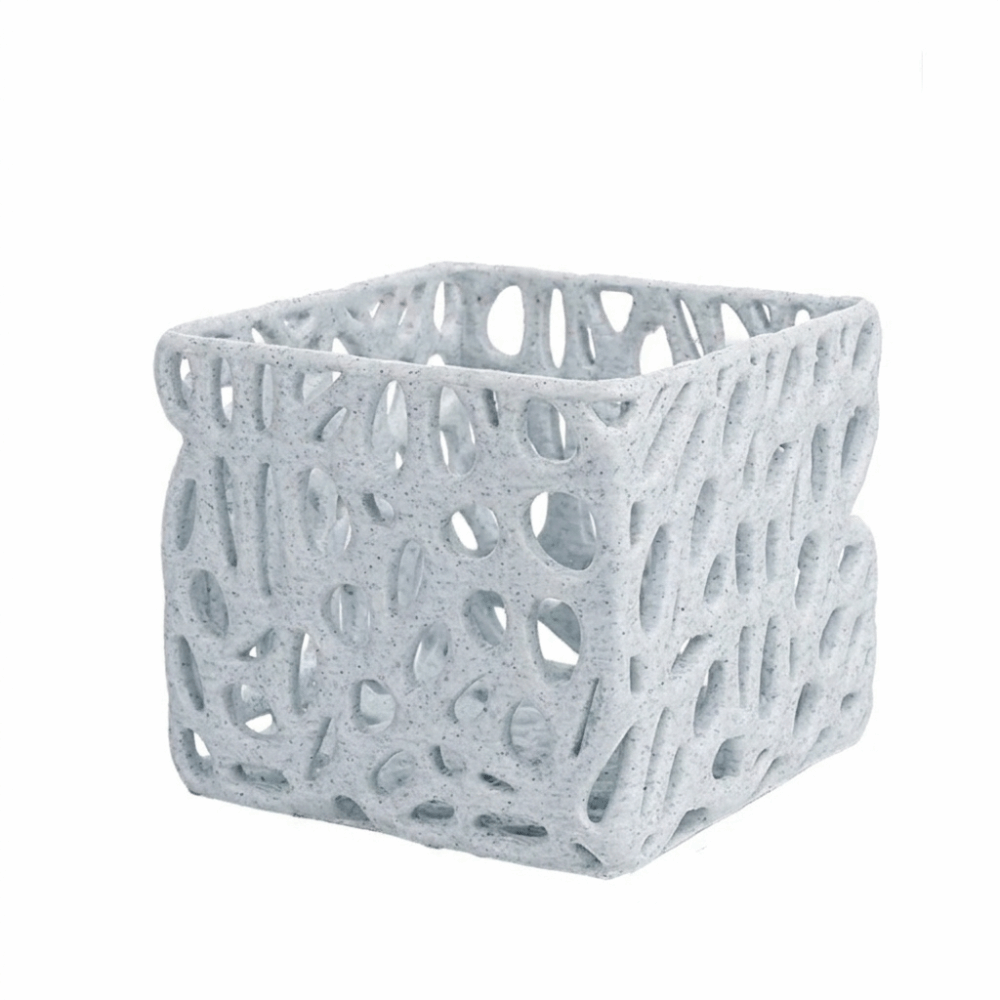 3D Printing Pot - 3D Baskılı Akvaryum Saksısı Oyuk Gözenekli