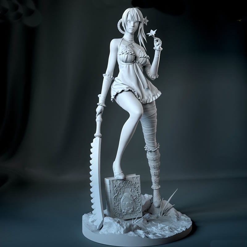3D Printing Abs - 31 CM Oyun Karakteri 6004 Kaine