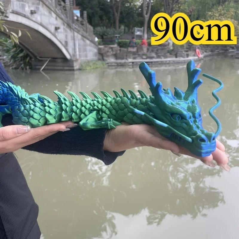 90cm 3D Baskılı Çin Ejderhası  - 3D Printing Pot incelemesi ve fiyatı