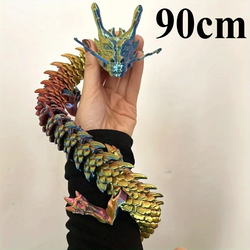 90cm 3D Baskılı Çin Ejderhası  - 3D Printing Pot incelemesi ve fiyatı