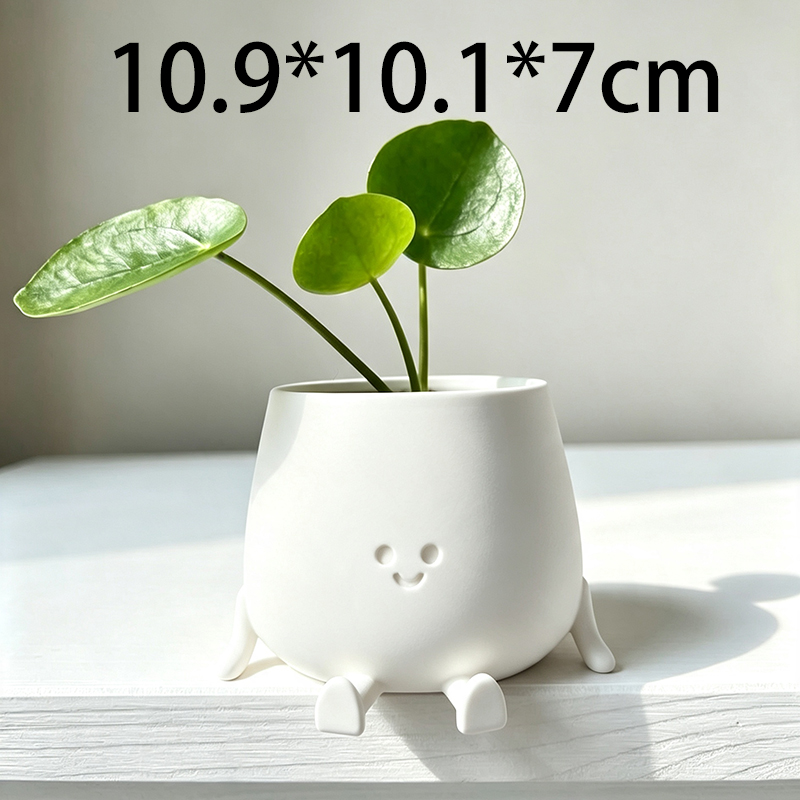 3D Baskılı Sevimli Gülen Yüz S - 3D Printing Pot incelemesi ve fiyatı