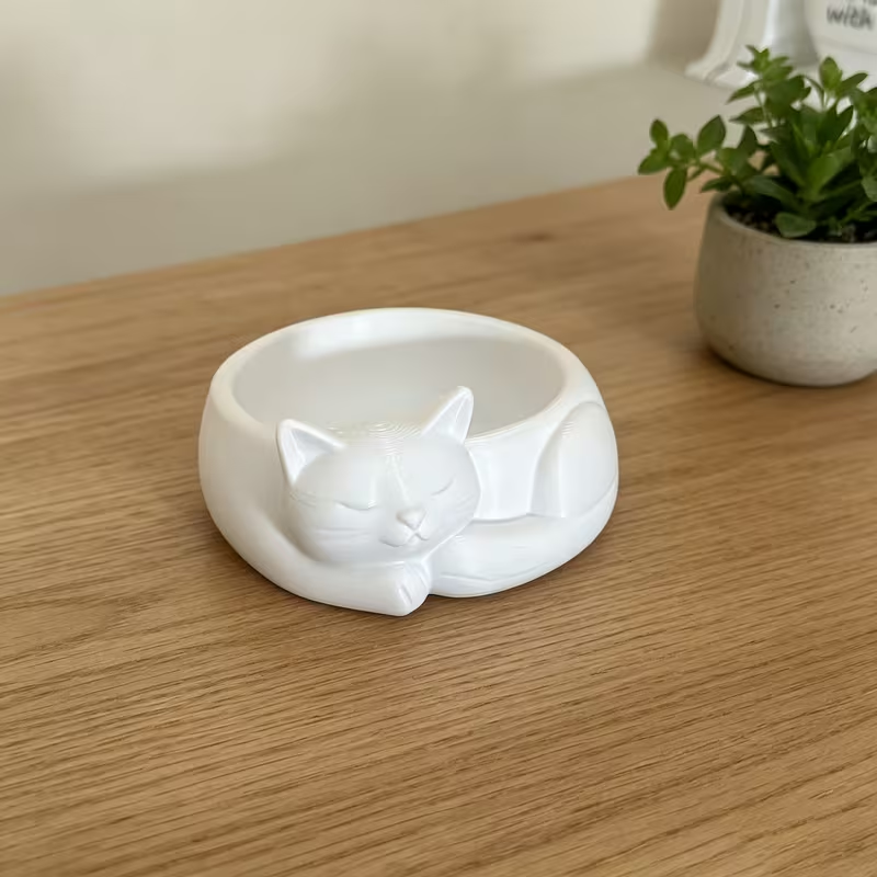 3D Baskılı Uyuyan Kedi Saksısı - 3D Printing Pot incelemesi ve fiyatı