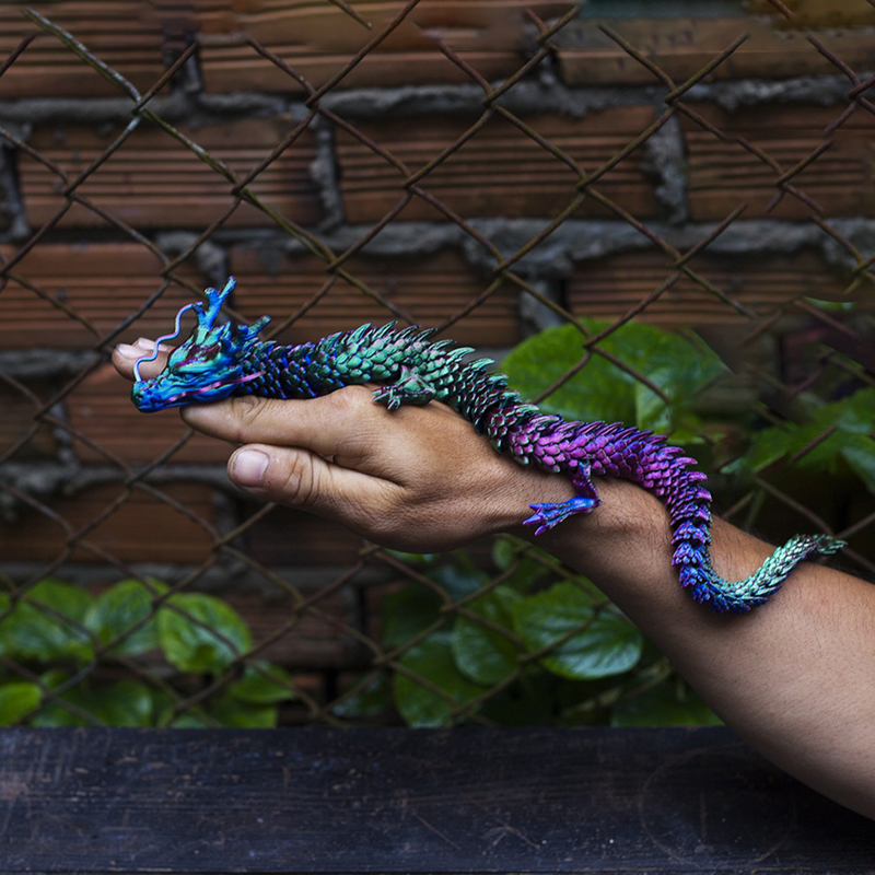 3D baskı ejderha modeli el san - 3D Printing Gif incelemesi ve fiyatı
