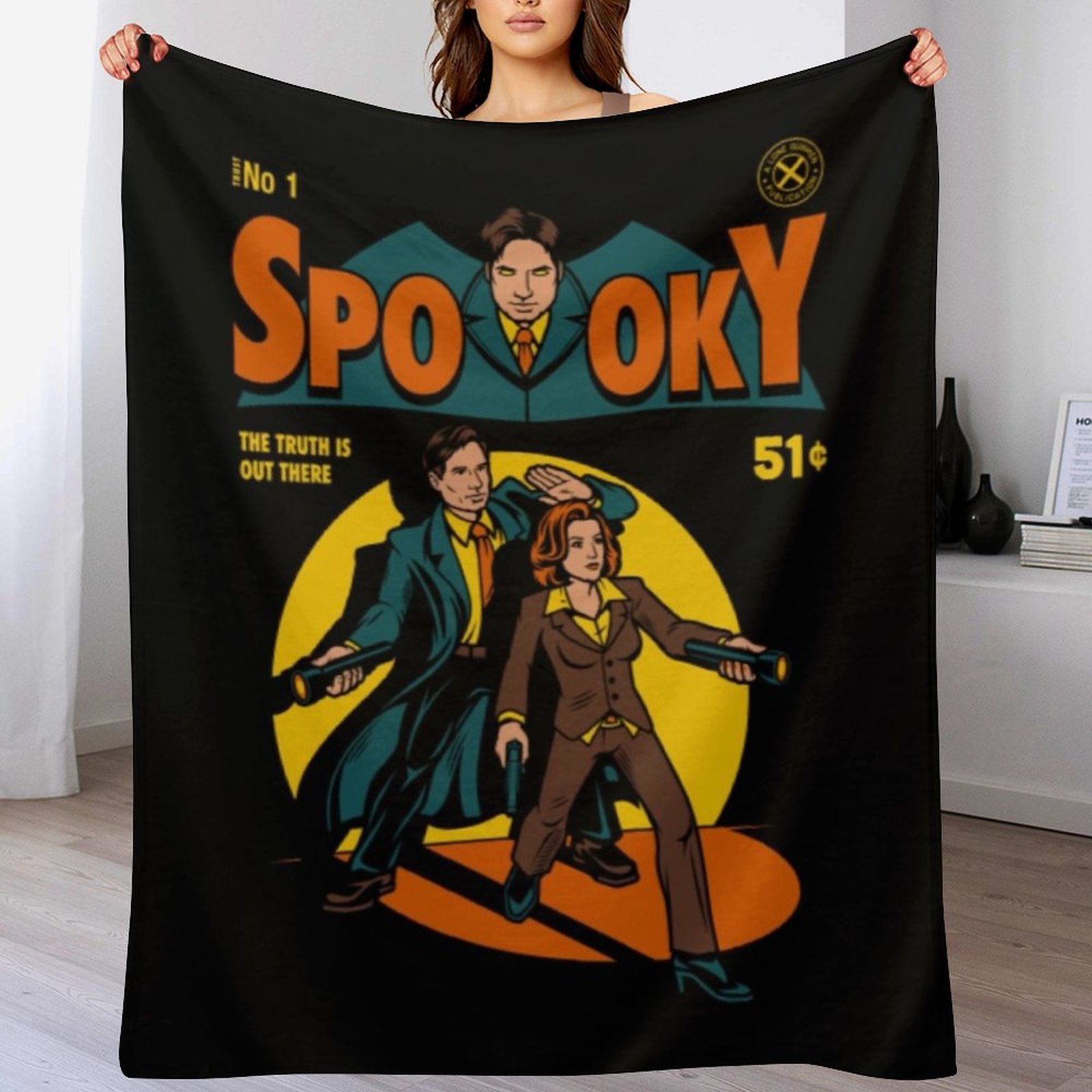 X Files, Spooky Comic Throw Bl - 3D Printing File Free incelemesi ve fiyatı