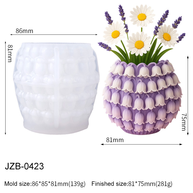 3D İnci Çiçeği Vazo Silikon Ka - 3D Printing Pot incelemesi ve fiyatı