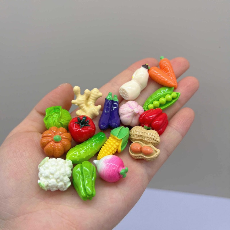10 adet Sevimli Mini Sebze 3D  - 3D Printing Pot incelemesi ve fiyatı