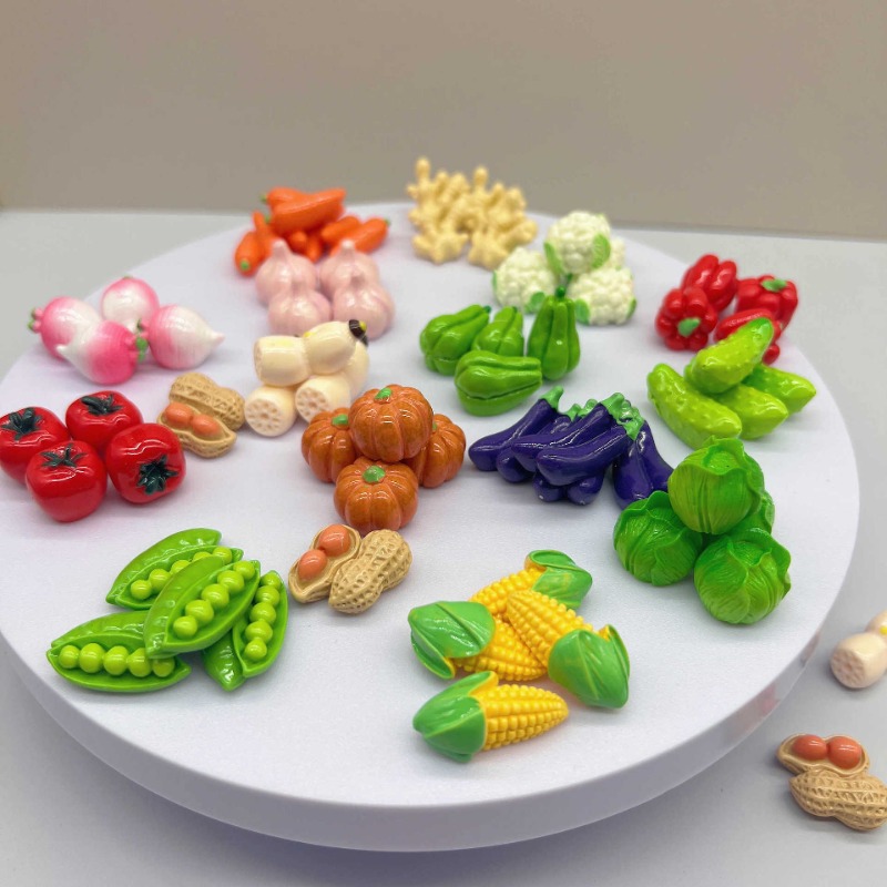 10 adet Sevimli Mini Sebze 3D  - 3D Printing Pot incelemesi ve fiyatı