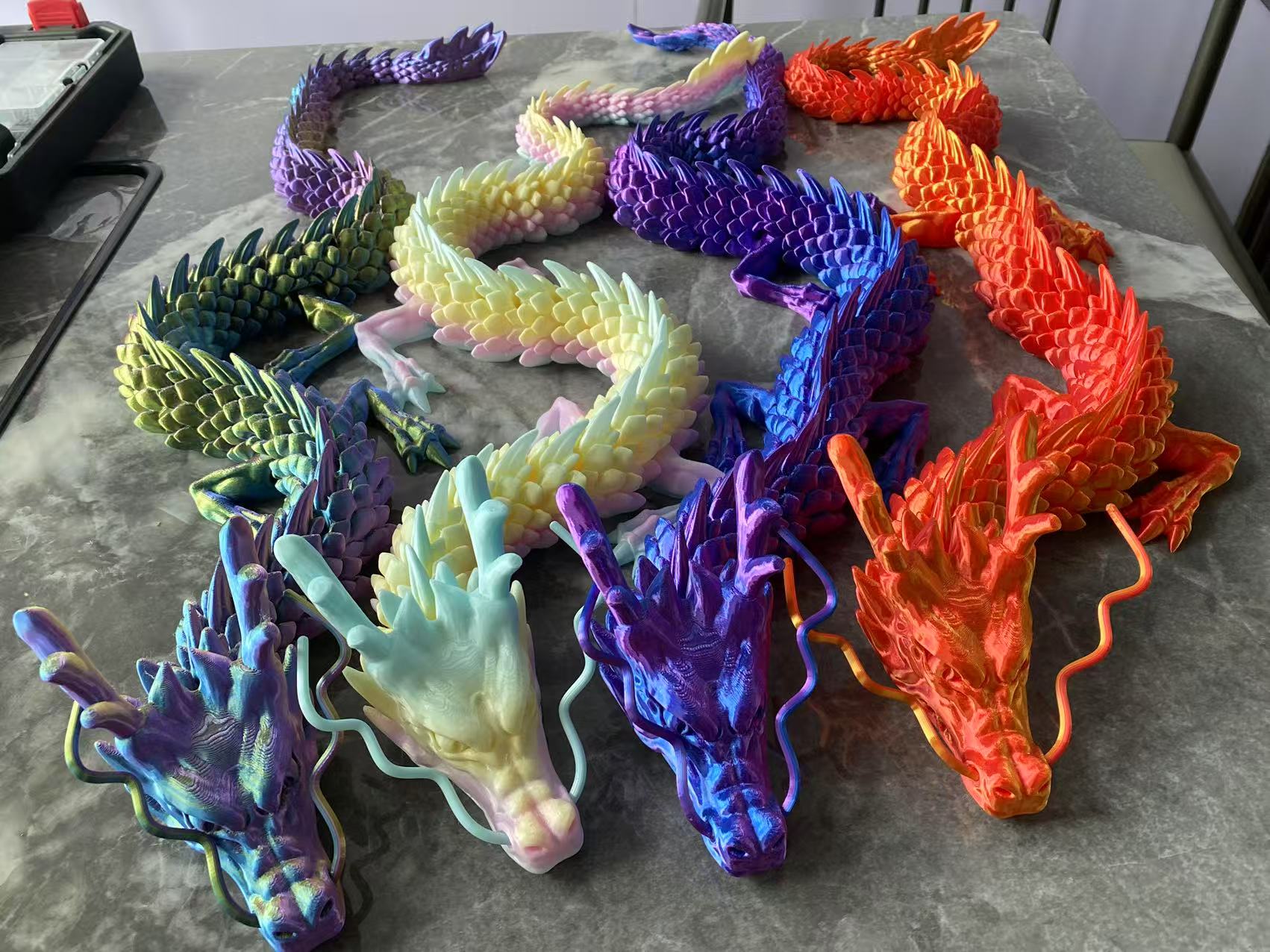 60cm 3D Baskı Ejderha Oyuncak  - 3D Printing Gif incelemesi ve fiyatı